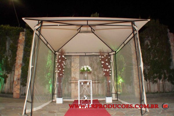Tenda Gazebo Bege 2,8x3x3m - Imagem 2