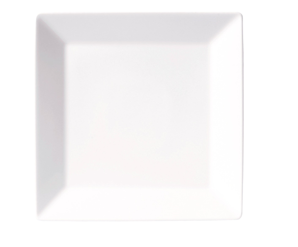 Prato Quadrado Porcelana PP